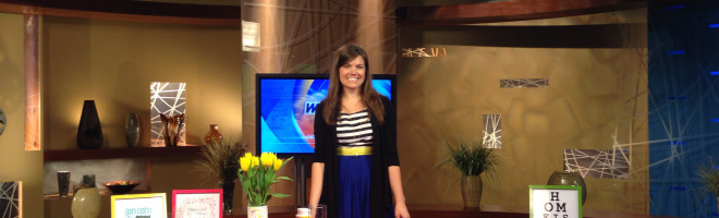 Jill Lebbin from Every Day is an Occasion on WSBT news